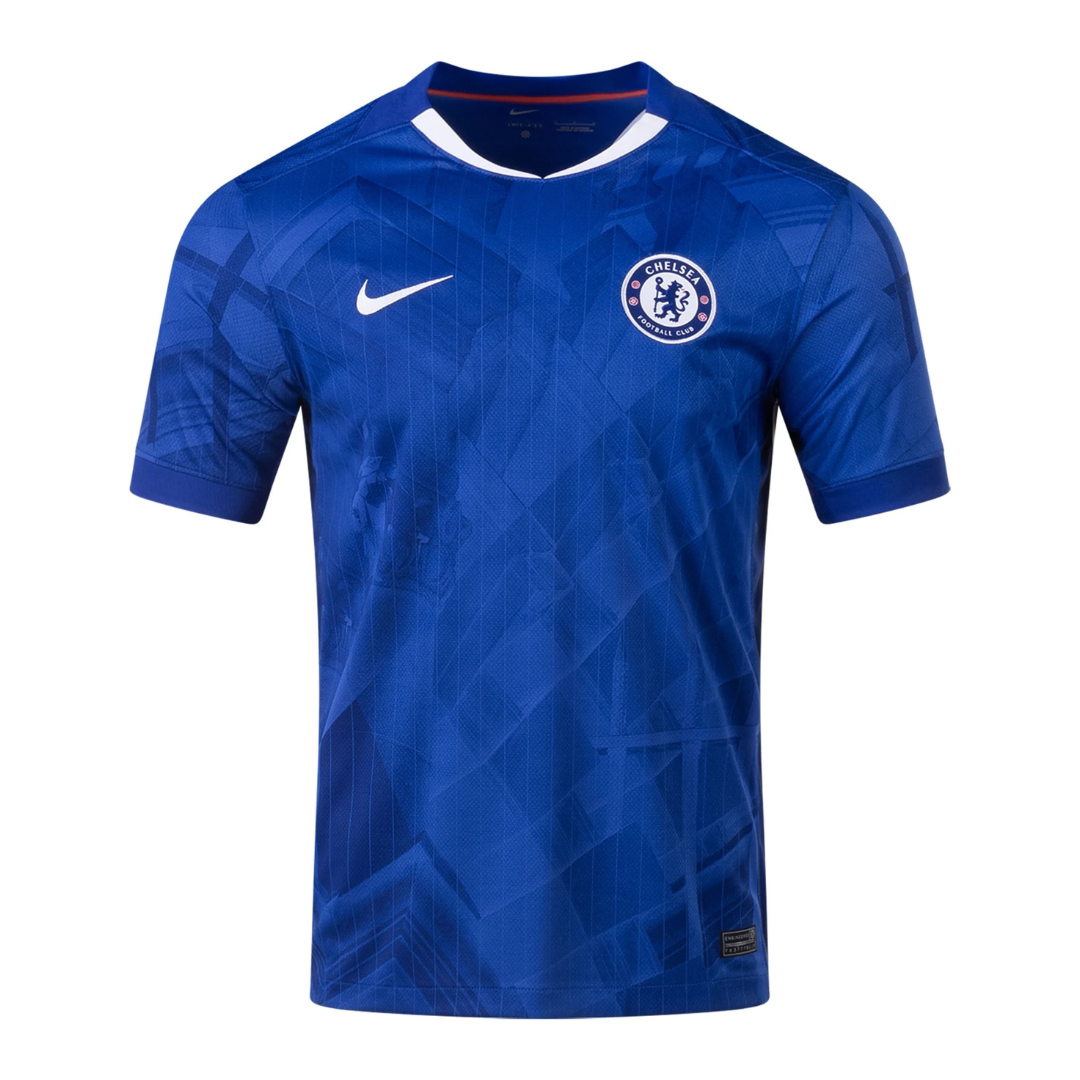 Liam Delap Signed Chelsea FC 2025-26 Home Soccer Jersey #9 with Beckett Witness